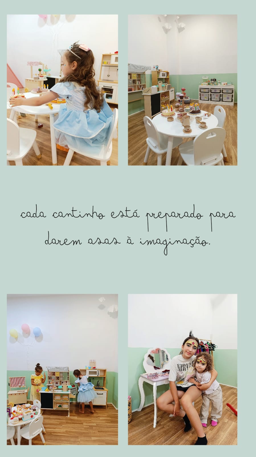 Interior do espaço Tiduli Kids Party